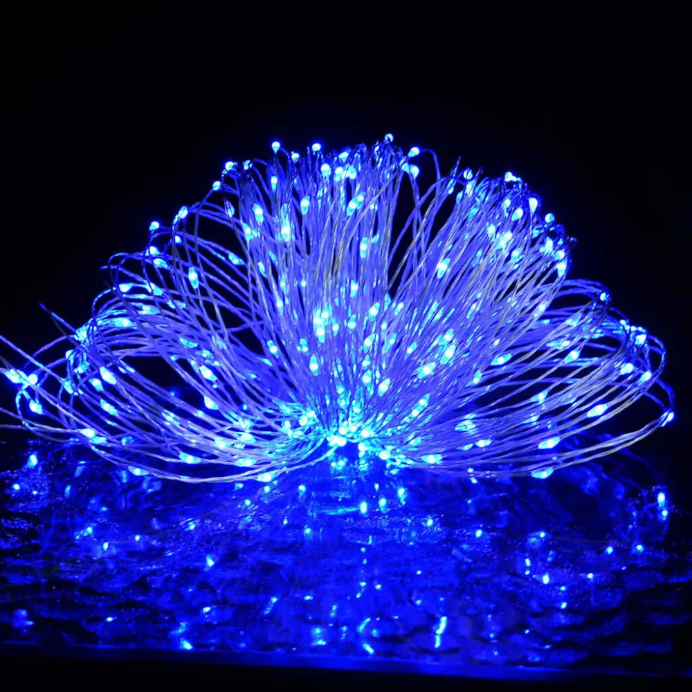 Alta Luminosidade Cordão de luzes com 300 LED 30 m azul