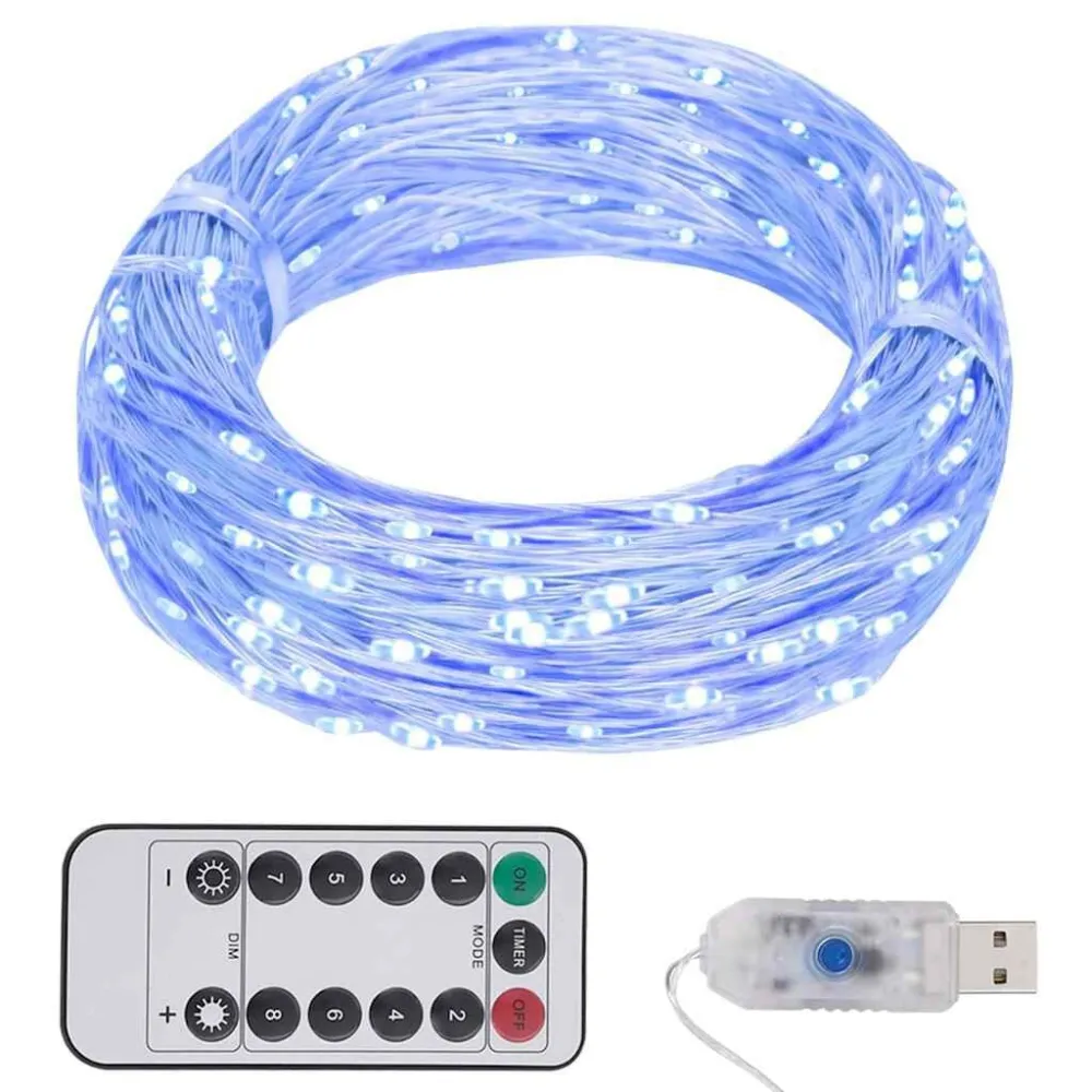 Alta Luminosidade Cordão de luzes com 300 LED 30 m azul