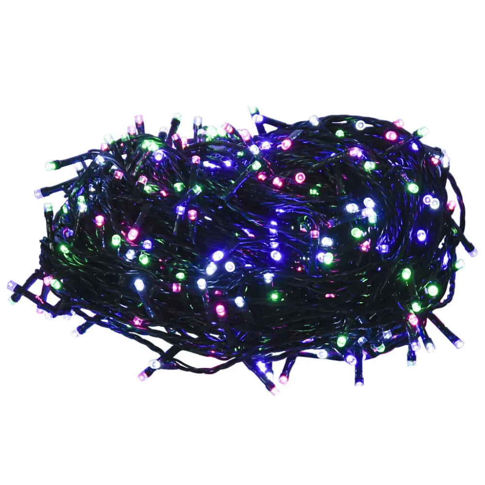 Alta Luminosidade Cordão de luzes com 600 luzes LED 60 m PVC pastel multicolorido