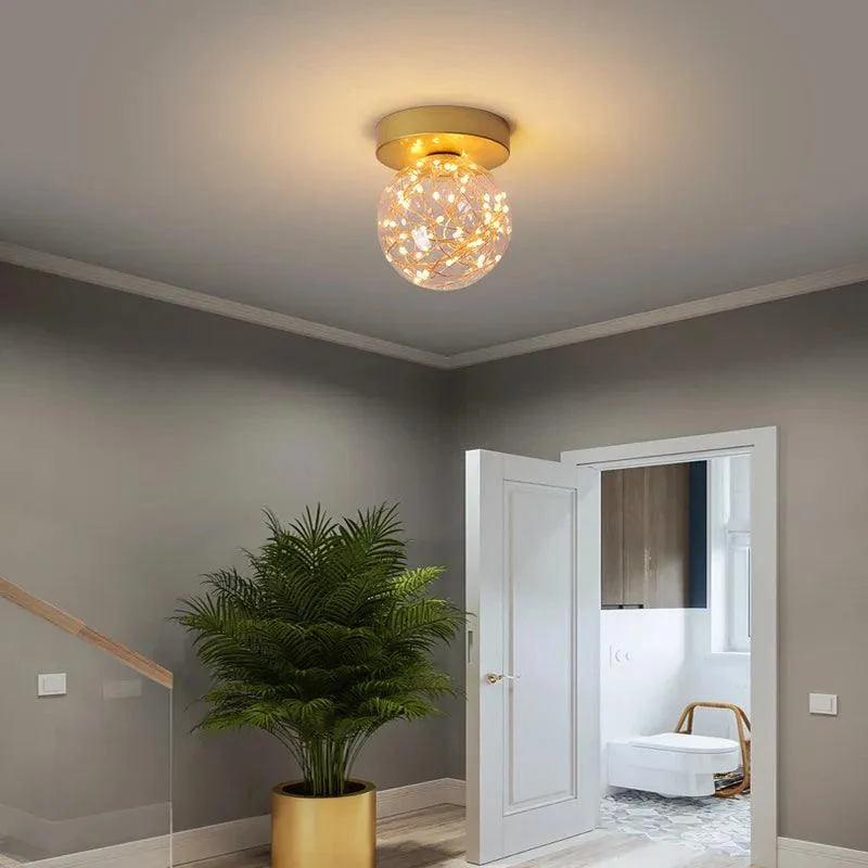Ceiling Light/CORRID com Painel Solar Integrado