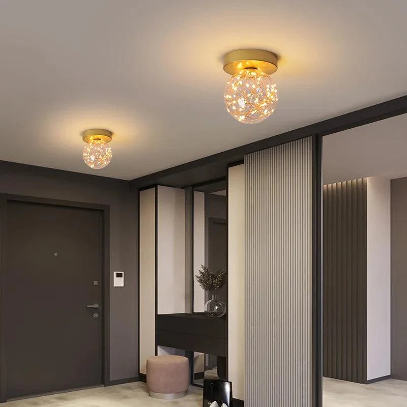 Ceiling Light/CORRID com Painel Solar Integrado