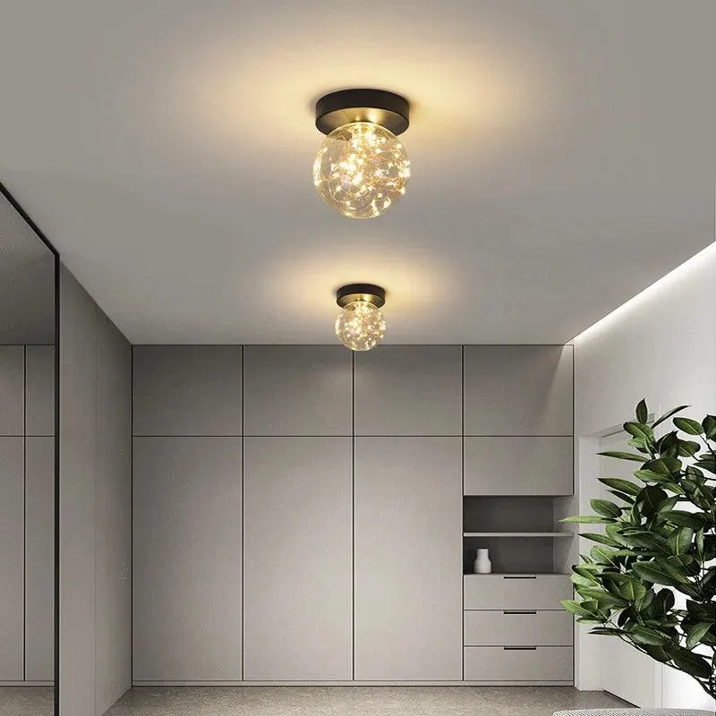 Ceiling Light/CORRID com Painel Solar Integrado