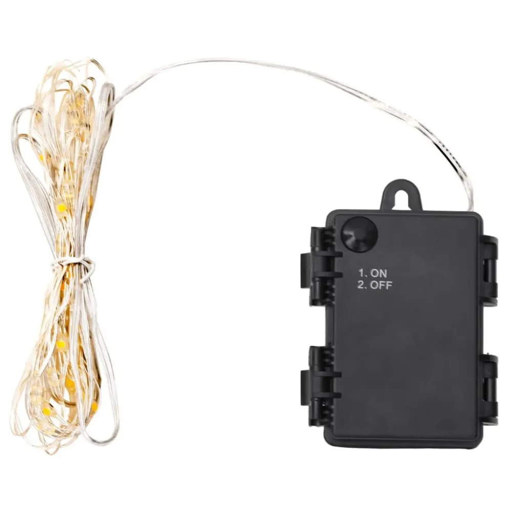 Classe de Proteção IP65 Cordão de luz com 66 LEDs e ventilador 660 cm