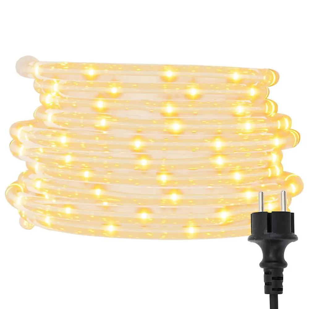 Classe de Proteção IP65 Cordão de luzes com 240 luzes LED 10 m PVC branco aconchegante