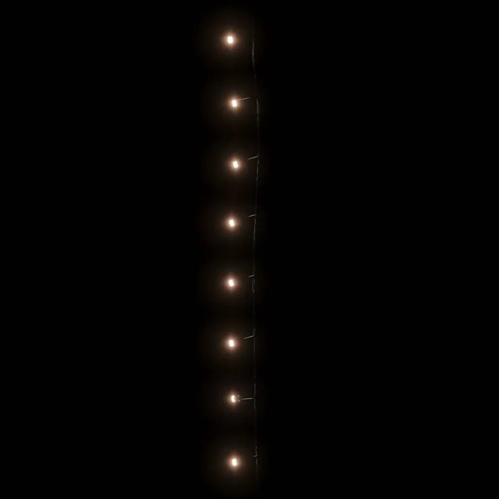 Cordão de luzes 400 LED 40 m 8 efeitos iluminação branco tórrido Kit com 2 Unidades