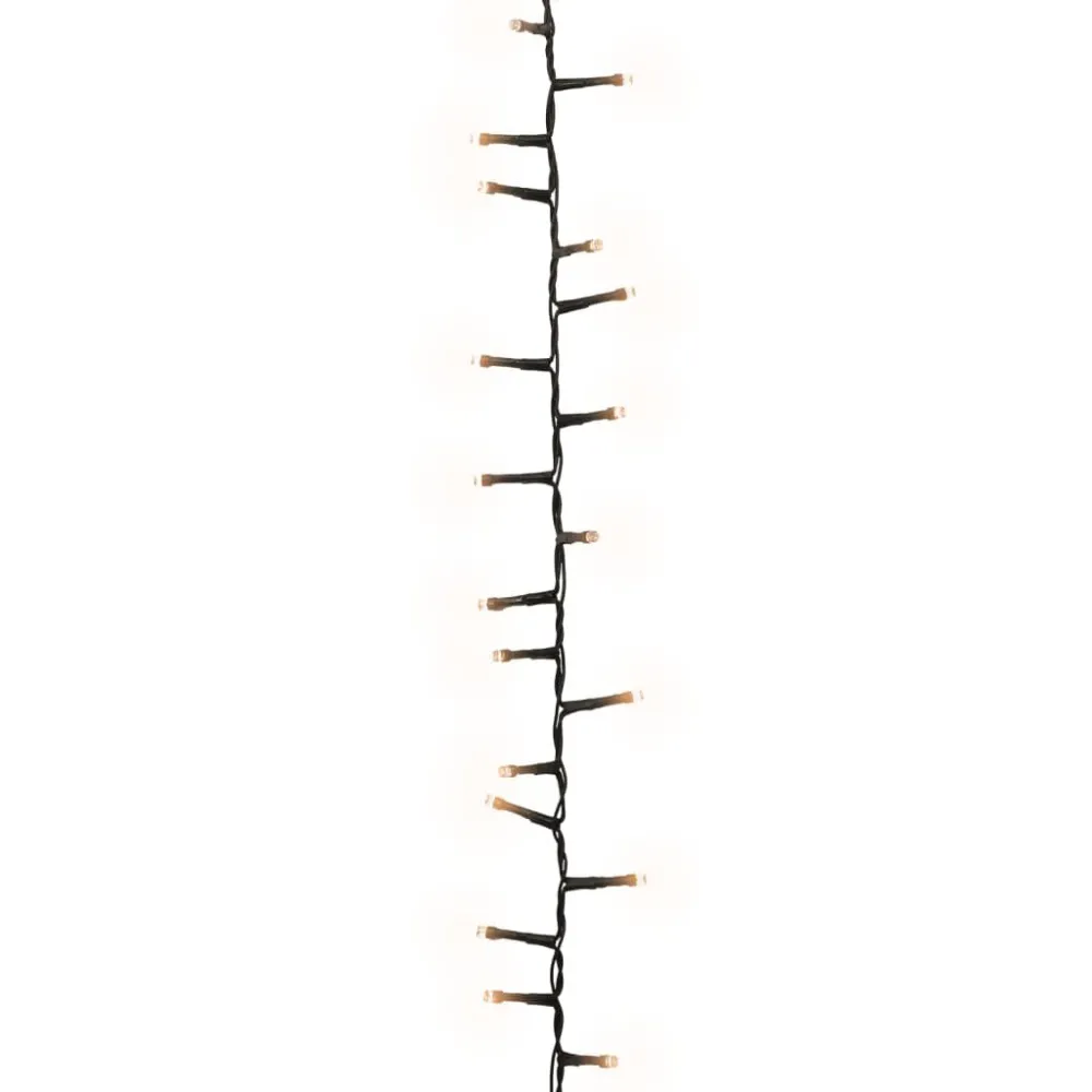 Cordão de luzes compacto 1000 luzes LED 25 m PVC branco tórrido