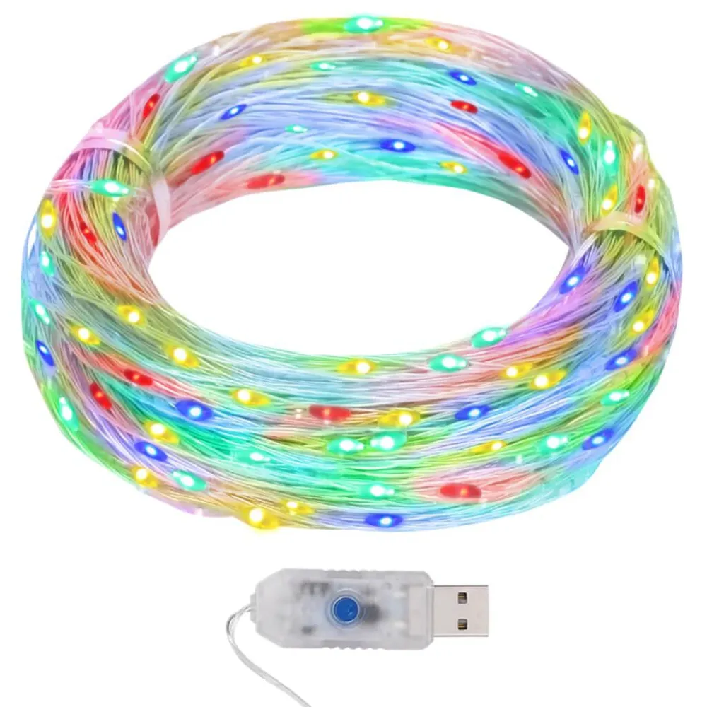Cordão de minúsculo luzes 40 m 400 LED 8 funções colorido com Grau de Proteção IP67