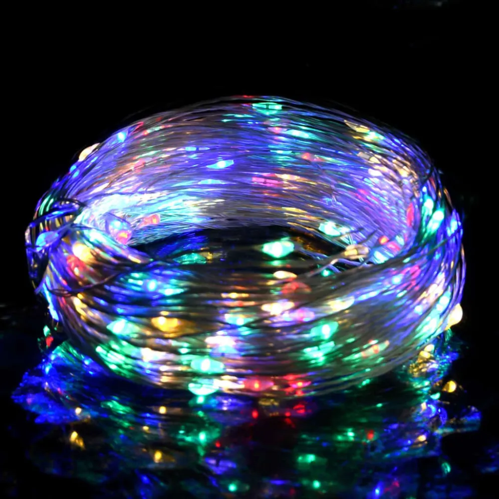 Cordão de minúsculo luzes 40 m 400 LED 8 funções colorido com Grau de Proteção IP67
