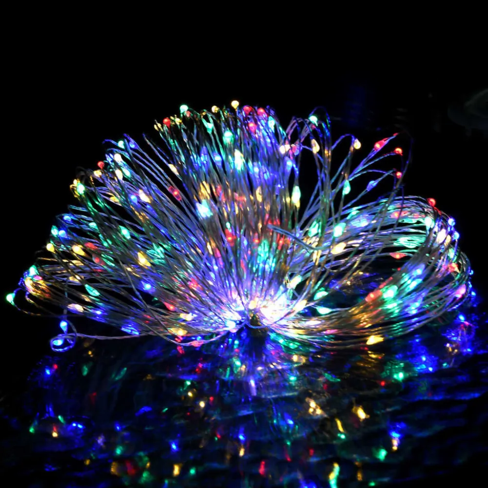 Cordão de minúsculo luzes 40 m 400 LED 8 funções colorido com Grau de Proteção IP67