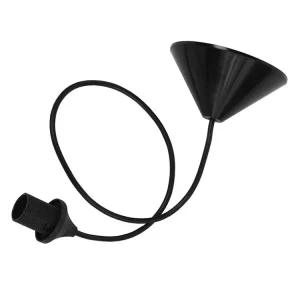 Lâmpada com Sensor Suspensão TOSEL PENDEL cordão de algodão globo Verde D16 x H80 cm