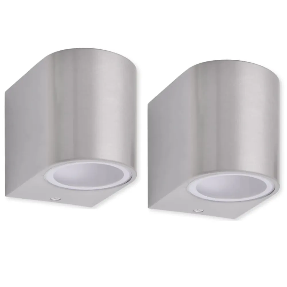Luzes de parede exterior 2 pcs com Grau de Proteção IP67