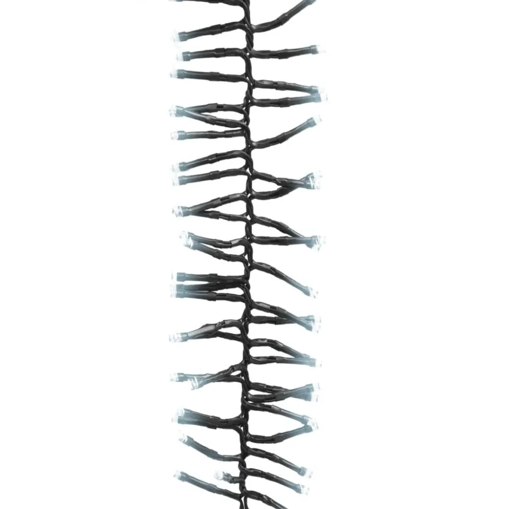 Projetor de Jardim Cordão de luzes agrupadas 2000 luzes LED 17 m PVC branco fresco