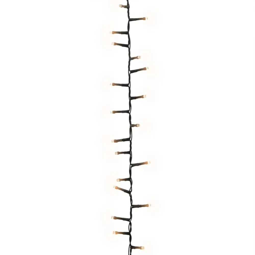 Projetor de Jardim Cordão de luzes compacto 400 luzes LED 13 m PVC branco febril