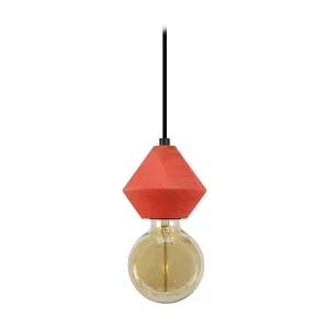 Suspensão TOSEL DAI cordão de algodão globo Verde D17 x H80 cm Instalação sem Fio