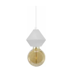 Suspensão TOSEL DAI cordão de algodão globo amarelo obscuro D17 x H80 cm