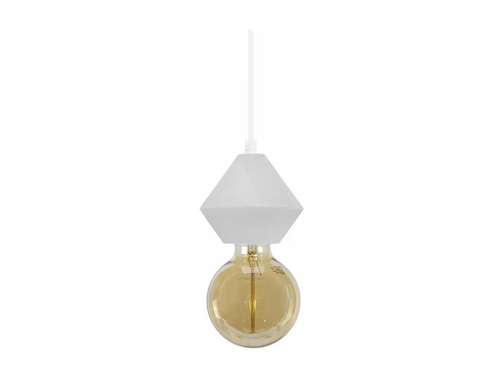 Suspensão TOSEL DAI cordão de algodão globo amarelo obscuro D17 x H80 cm