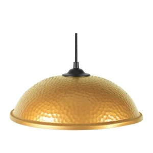Suspensão TOSEL KÂNPUR cordão de algodão globo âmbar D32 x H90 cm (À Prova de Intempéries)