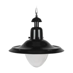Suspensão TOSEL MARINEB cordão de algodão globo amarelo sombrio D32 x H90 cm