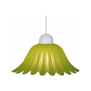 Suspensão TOSEL NICOLE cordão de algodão globo Verde D20 x H90 cm com Sensor de Movimento