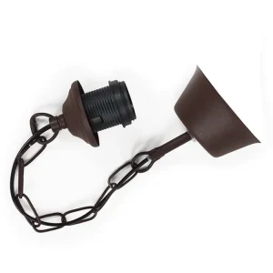 Suspensão TOSEL PENDEL cordão de algodão globo azul D16 x H80 cm para Jardim e Pátio
