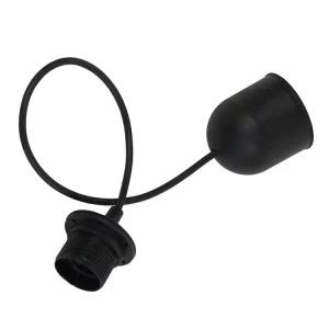 Suspensão TOSEL PENDEL cordão de algodão globo vermelho D16 x H80 cm para Jardim e Pátio