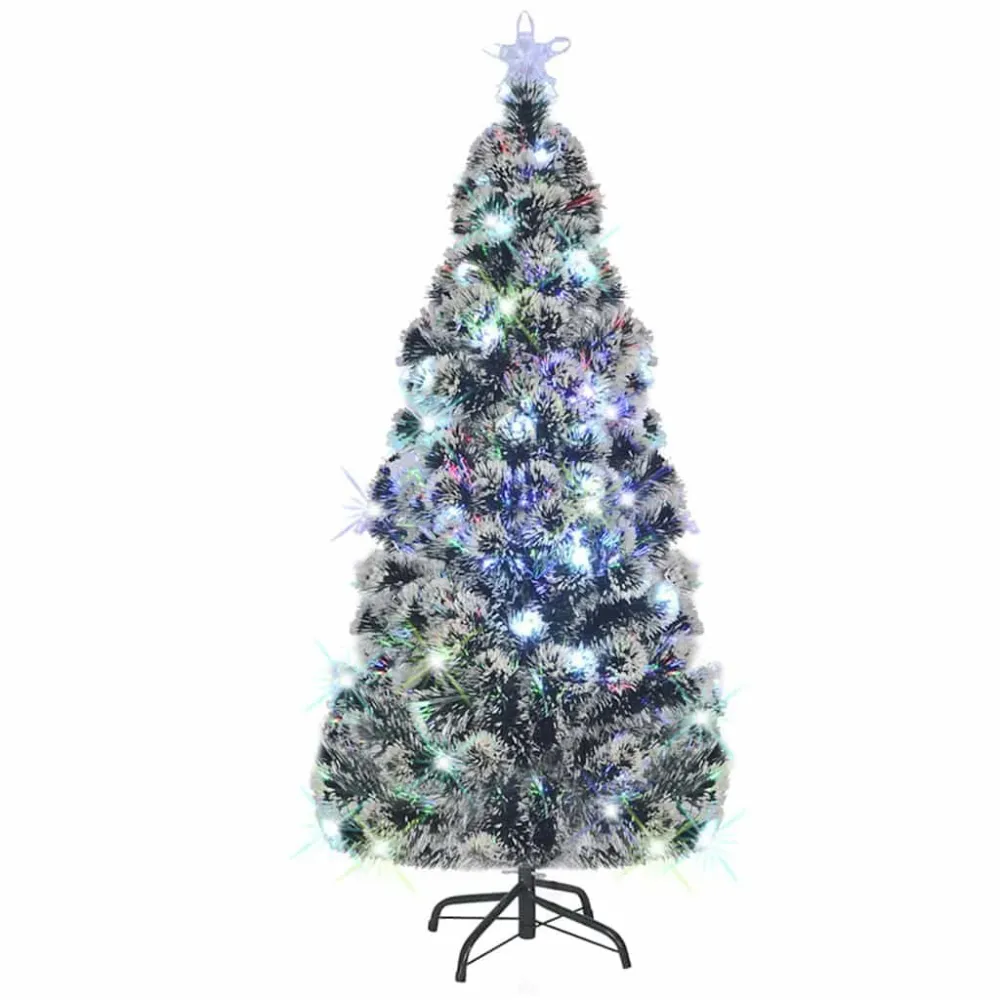 Lâmpada de Lava Árvore de Natal pré-iluminada com suporte 150 cm fibra ótica