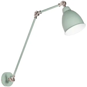 Long Arm Wall Light Light Green MISSISSIPPI