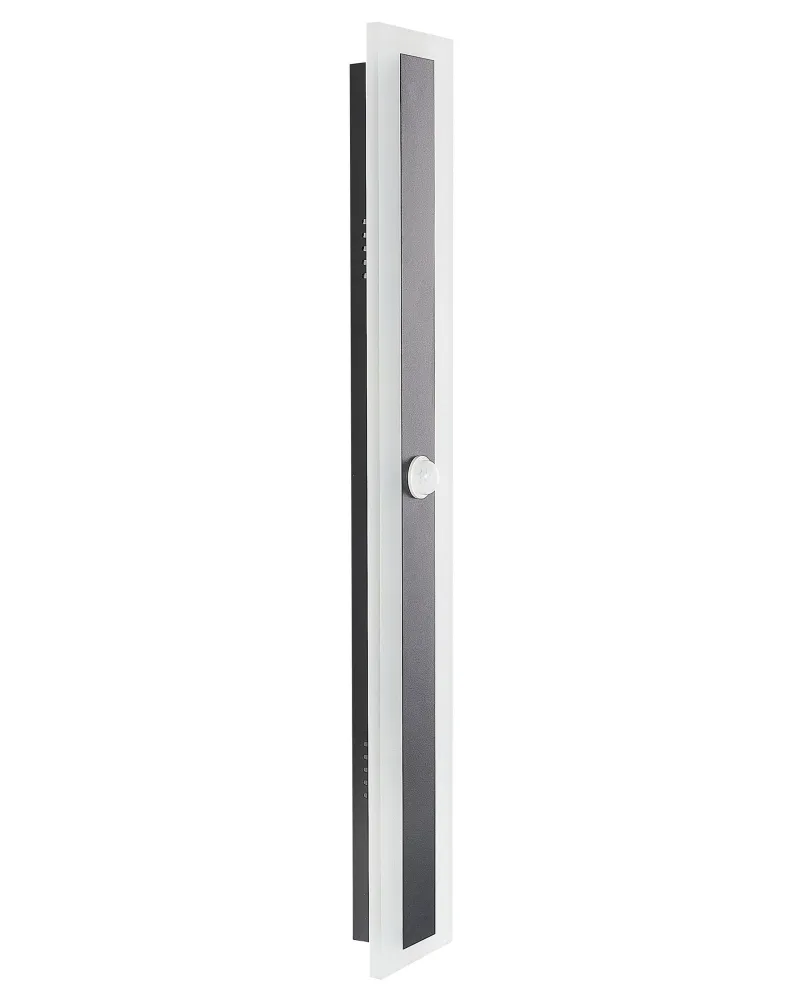 Candeeiro de parede LED com sensor de movimento preto 80 cm SAVANE