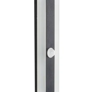 Candeeiro de parede LED com sensor de movimento preto 30 cm SAVANE
