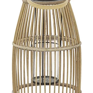 Lanterna de bambu creme HOSTE