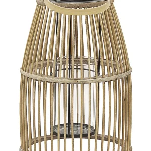 Lanterna de bambu creme HOSTE