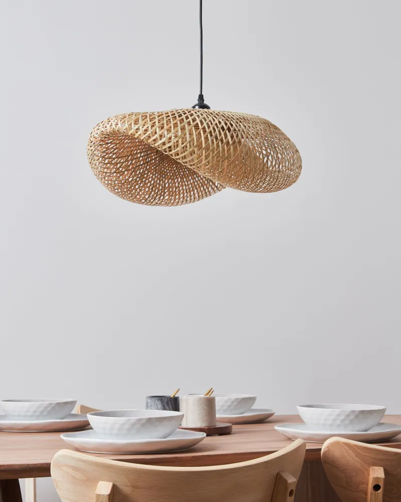 Bamboo Pendant Lamp Natural BALHA