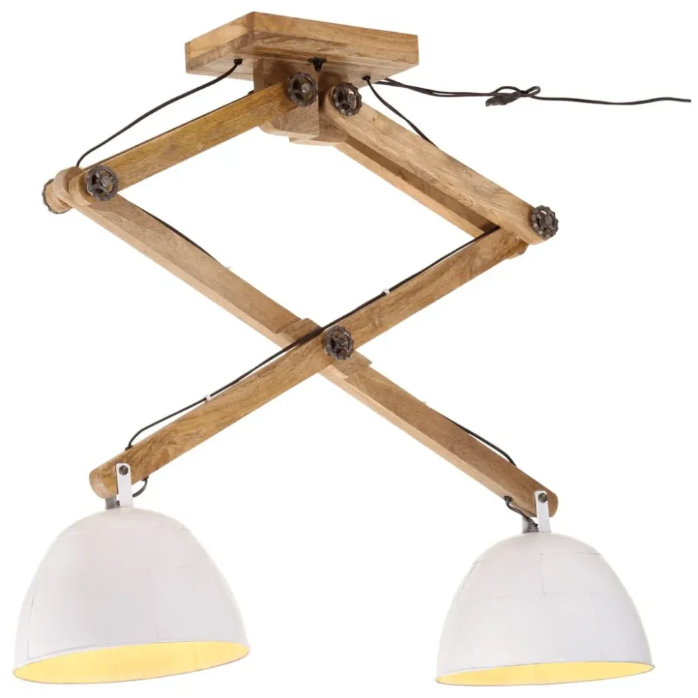 Cabo de Prolongamento Candeeiro de teto 25 W 29x18x85 cm E27 branco