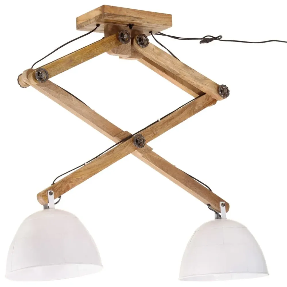 Cabo de Prolongamento Candeeiro de teto 25 W 29x18x85 cm E27 branco