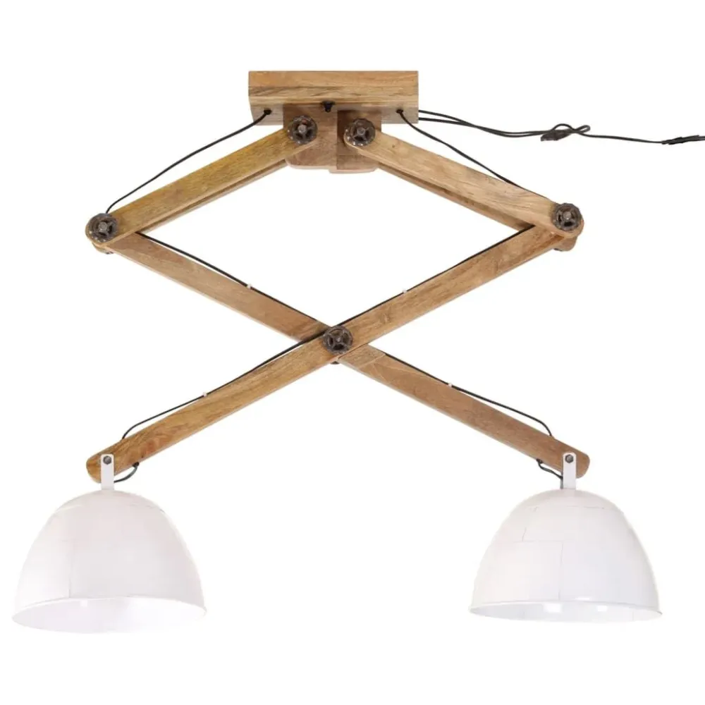 Cabo de Prolongamento Candeeiro de teto 25 W 29x18x85 cm E27 branco