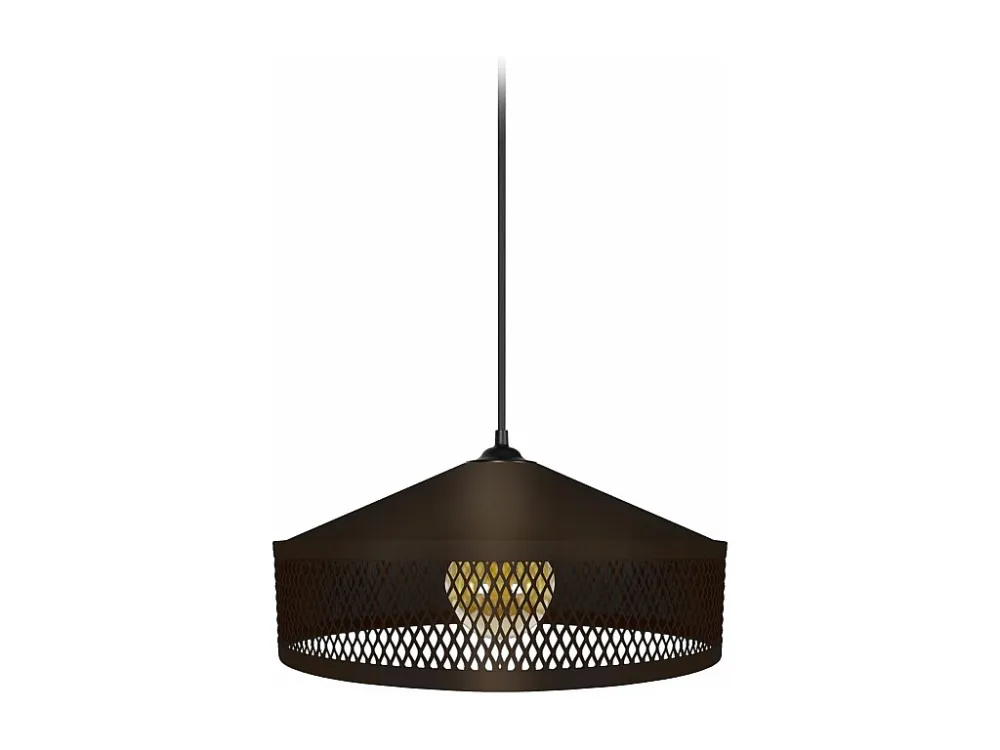 Cabo de Prolongamento Suspensão TOSEL ADONIS metálico cúpula castanho D33 x H70 cm