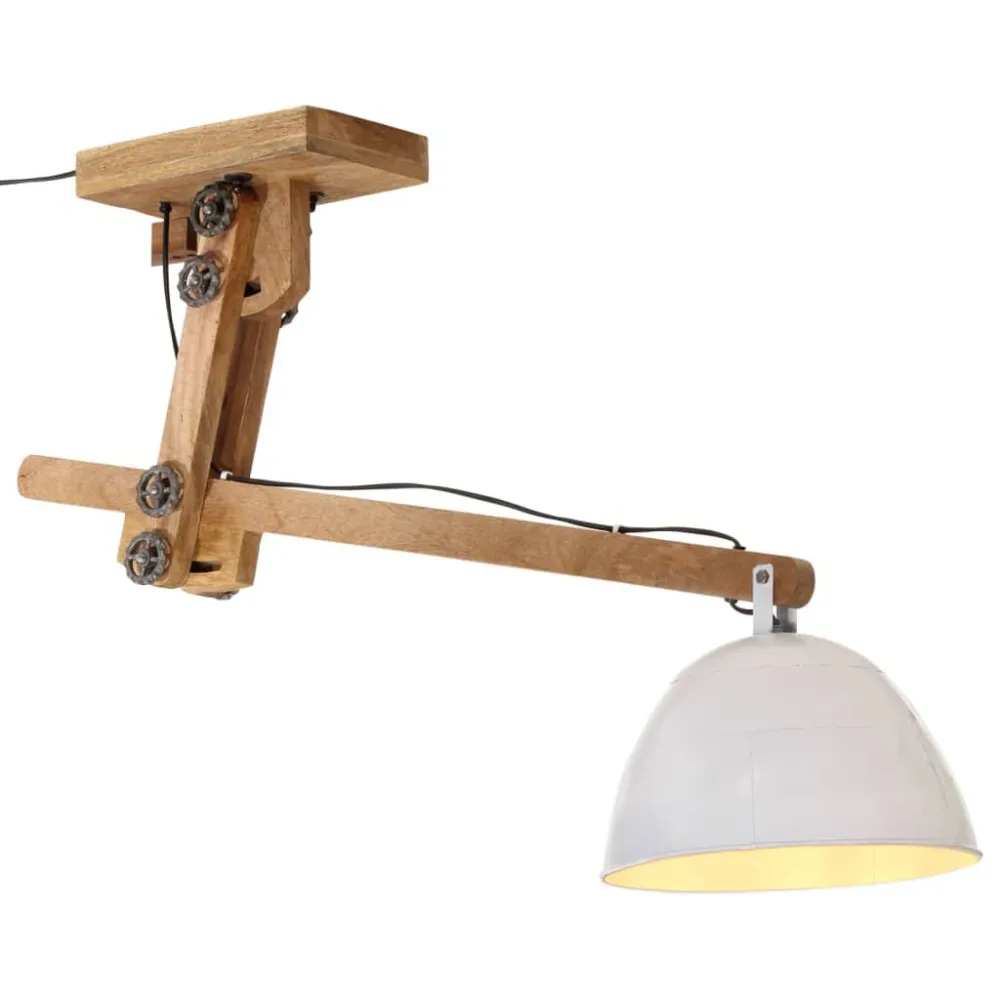 Candeeiro de teto 25 W 105x30x65-108 cm E27 branco Cabo 5 Metros