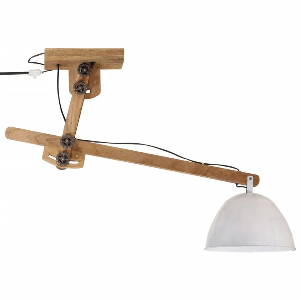 Candeeiro de teto 25 W 105x30x65-108 cm E27 branco Cabo 5 Metros