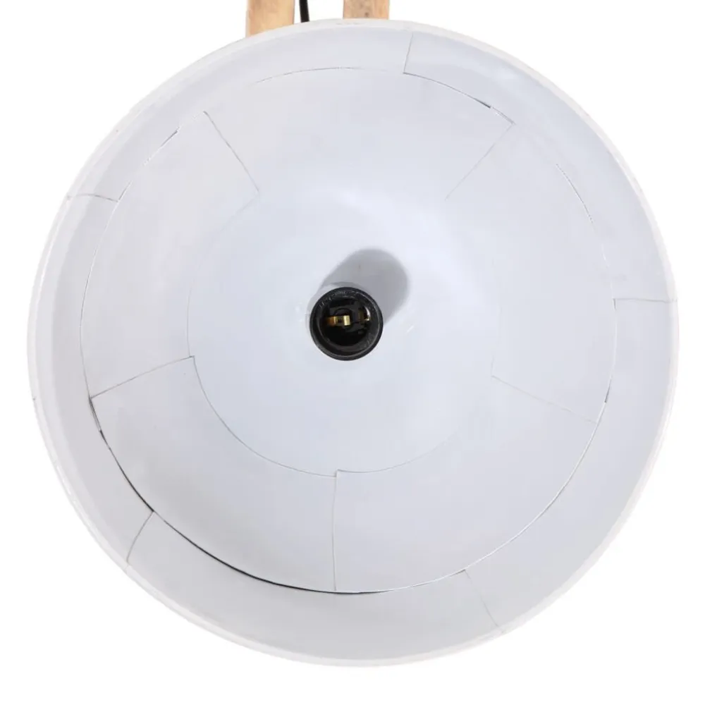 Candeeiro de teto 25 W 105x30x65-108 cm E27 branco Cabo 5 Metros