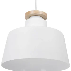 Candeeiro de teto em alumínio branco ø 28 cm DANUBE com Conector IP65