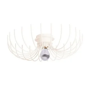 Candeeiro de Teto Carrara, Branco, 46 x 46 x 13 cm, EPIKASA para Instalação em Sanca