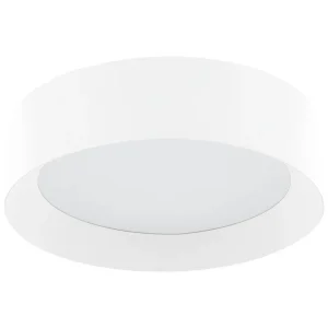 Candeeiro de teto com LED em metálico branco ⌀ 45 cm LOEI para Instalação em Sanca