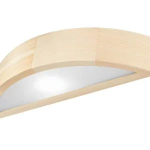 Candeeiro de Teto Eveline, Castanho, 40,5x8x11,5 cm, EPIKASA (À Prova d'Água)