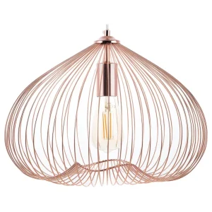 Candeeiro de teto geométrico cor de cobre TORDINO para Fita LED RGB