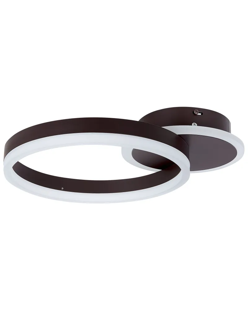 Candeeiro de teto LED em metal castanho apagado GLYDE para Fita LED RGB