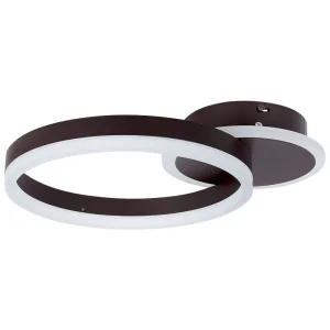 Candeeiro de teto LED em metal castanho apagado GLYDE para Fita LED RGB
