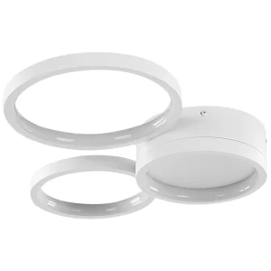 Candeeiro de teto LED em metálico branco AGNAT