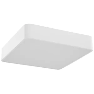 Candeeiro de teto LED em metálico branco BICOL