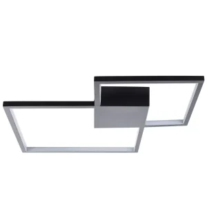Candeeiro de teto LED em metálico preto OKSU Alumínio Anodizado