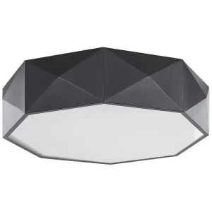 Candeeiro de teto LED em metálico preto SVAY
